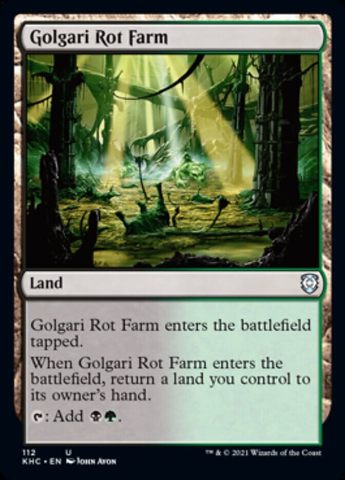 Golgari Rot Farm [Kaldheim Commander] MTG Single Magic: The Gathering  | Multizone: Comics And Games