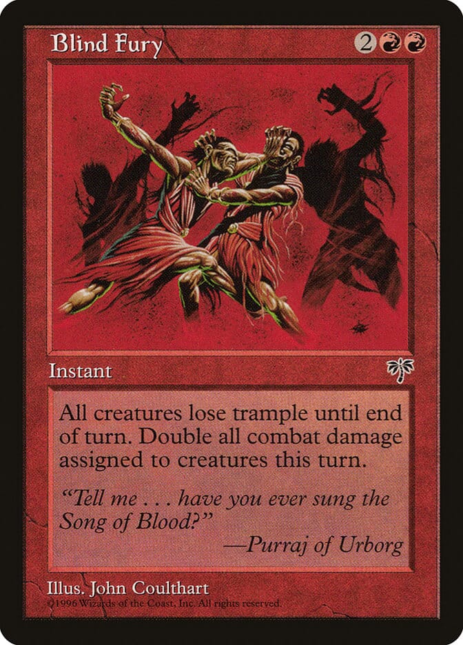 Blind Fury [Mirage] MTG Single Magic: The Gathering  | Multizone: Comics And Games