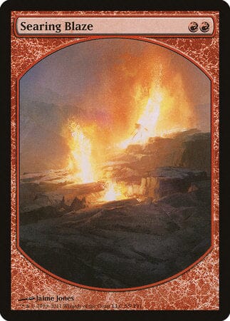 Searing Blaze [Magic Player Rewards 2011] MTG Single Magic: The Gathering  | Multizone: Comics And Games