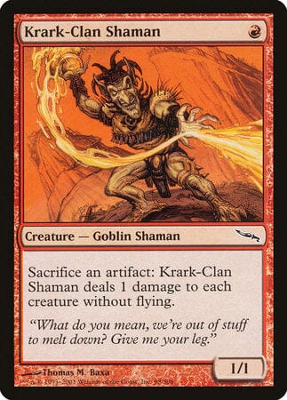 Krark-Clan Shaman [Mirrodin] MTG Single Magic: The Gathering  | Multizone: Comics And Games
