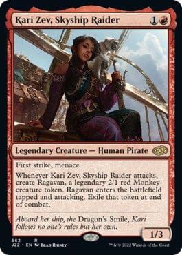 Kari Zev, Skyship Raider [Jumpstart 2022] MTG Single Magic: The Gathering  | Multizone: Comics And Games