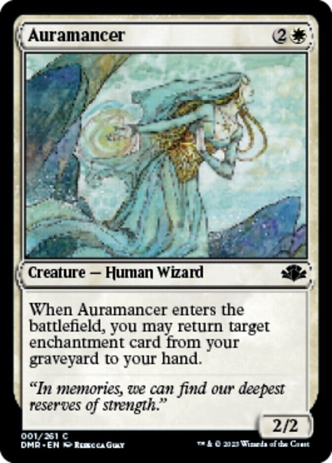 Auramancer [Dominaria Remastered] MTG Single Magic: The Gathering  | Multizone: Comics And Games