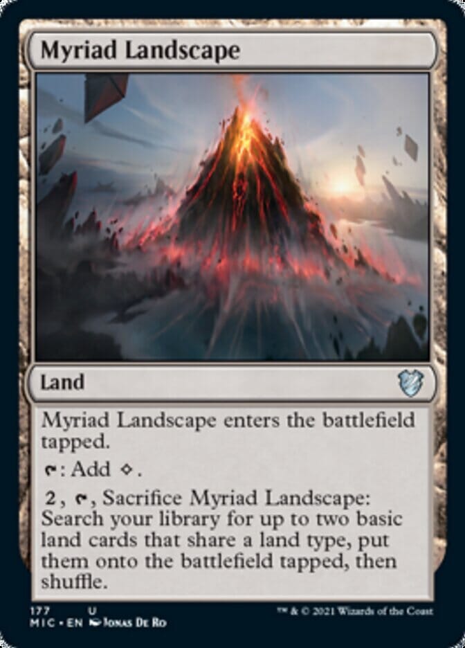 Myriad Landscape [Innistrad: Midnight Hunt Commander] MTG Single Magic: The Gathering  | Multizone: Comics And Games