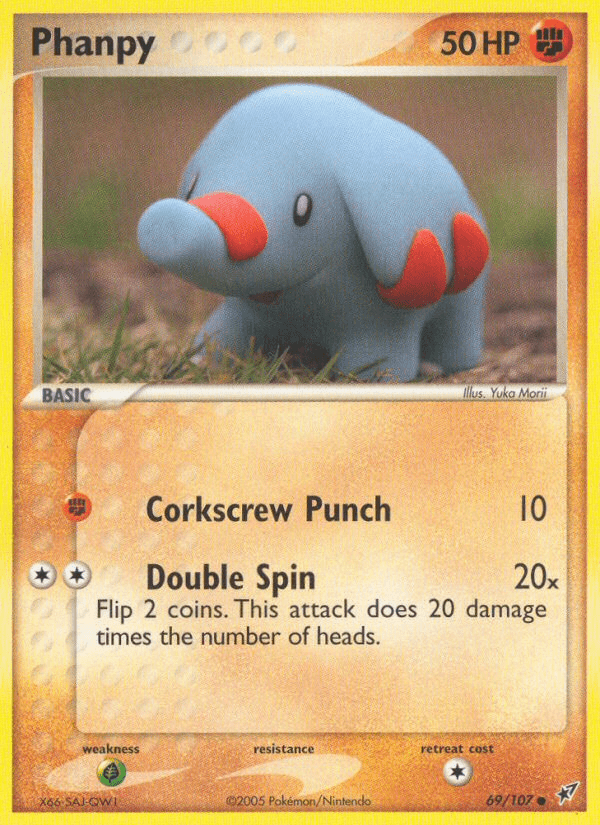 Phanpy (69/107) [EX: Deoxys] Pokemon Single Pokémon  | Multizone: Comics And Games