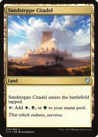Sandsteppe Citadel [Commander 2017] MTG Single Magic: The Gathering  | Multizone: Comics And Games