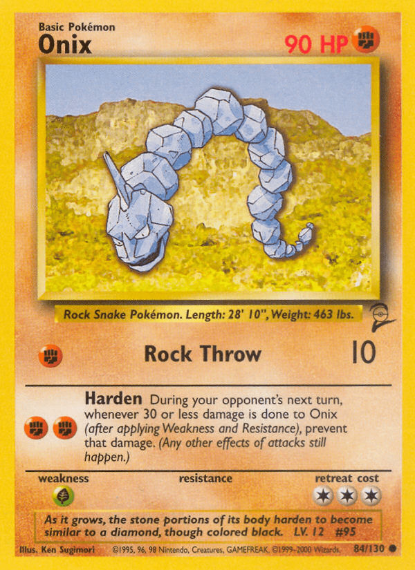 Onix (84/130) [Base Set 2] Pokemon Single Pokémon  | Multizone: Comics And Games