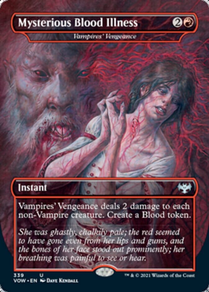 Vampires' Vengeance - Mysterious Blood Illness [Innistrad: Crimson Vow] MTG Single Magic: The Gathering  | Multizone: Comics And Games