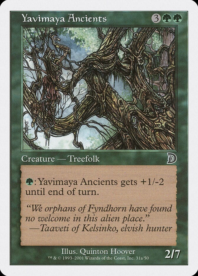 Yavimaya Ancients (Druid Art) [Deckmasters] MTG Single Magic: The Gathering  | Multizone: Comics And Games