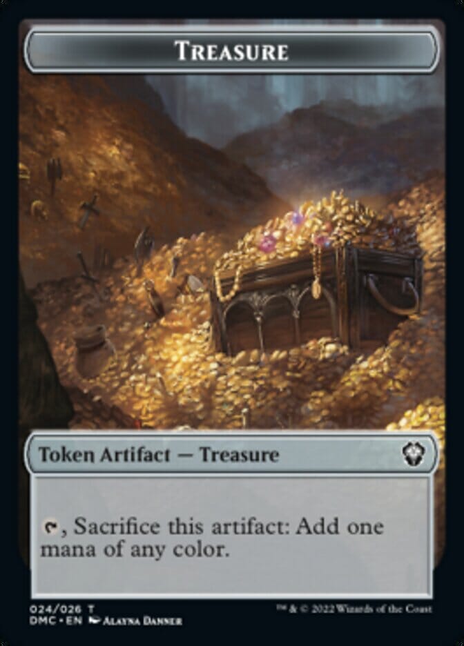 Ragavan // Treasure Double-sided Token [Dominaria United Commander Tokens] MTG Single Magic: The Gathering  | Multizone: Comics And Games