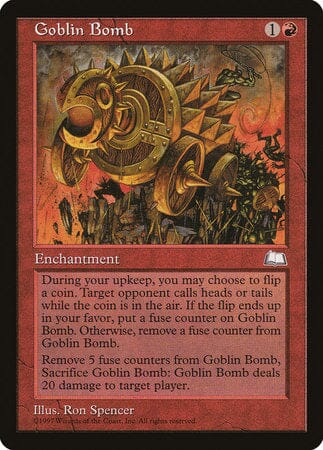 Goblin Bomb [Weatherlight] MTG Single Magic: The Gathering  | Multizone: Comics And Games