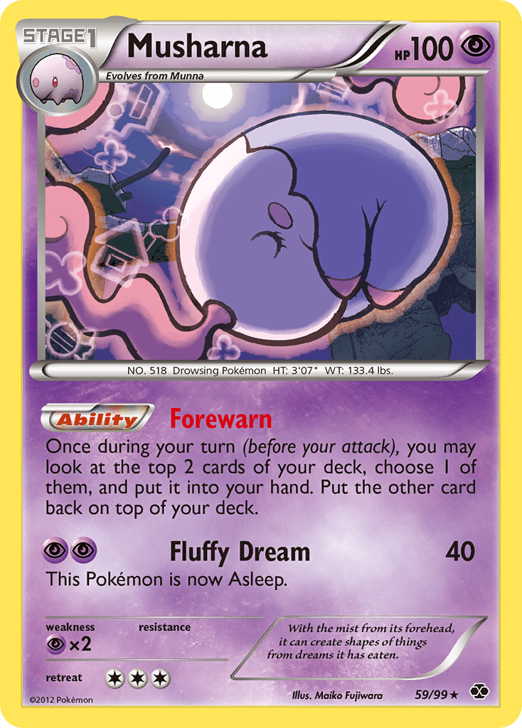 Musharna (59/99) [Black & White: Next Destinies] Pokemon Single Pokémon  | Multizone: Comics And Games