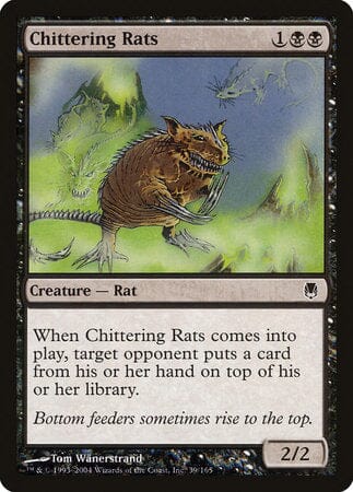 Chittering Rats [Darksteel] MTG Single Magic: The Gathering  | Multizone: Comics And Games