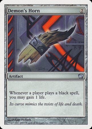 Demon's Horn [Ninth Edition] MTG Single Magic: The Gathering  | Multizone: Comics And Games