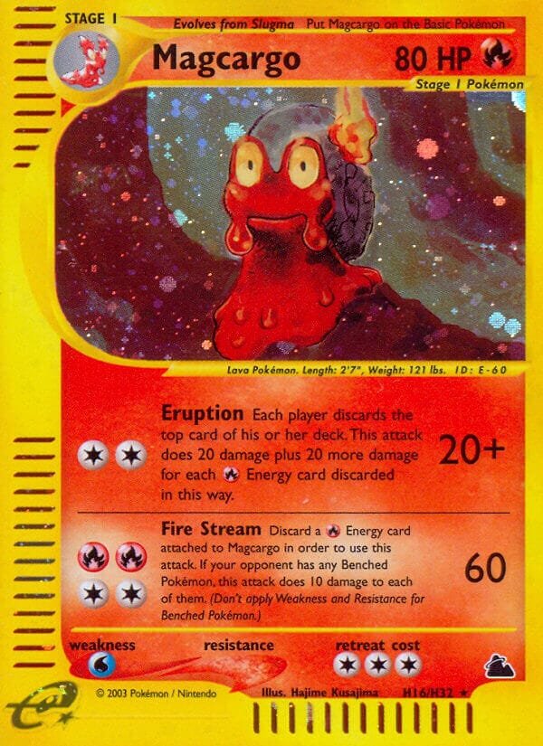 Magcargo (H16/H32) [Skyridge] Pokemon Single Pokémon  | Multizone: Comics And Games