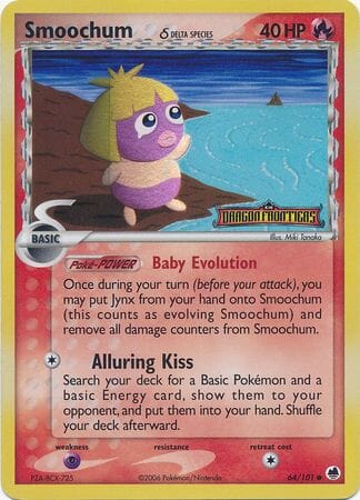 Smoochum (64/101) (Delta Species) (Stamped) [EX: Dragon Frontiers] Pokemon Single Pokémon  | Multizone: Comics And Games