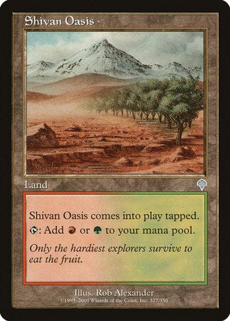Shivan Oasis [Invasion] MTG Single Magic: The Gathering  | Multizone: Comics And Games