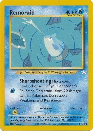 Remoraid (50/64) [Neo Revelation Unlimited] Pokemon Single Pokémon  | Multizone: Comics And Games