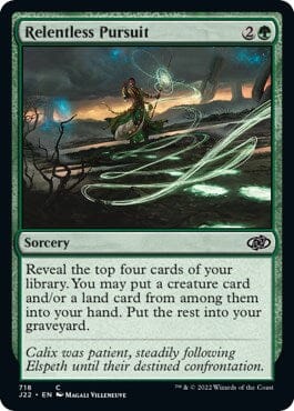 Relentless Pursuit [Jumpstart 2022] MTG Single Magic: The Gathering  | Multizone: Comics And Games