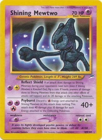 Shining Mewtwo (109/105) [Neo Destiny Unlimited] Pokemon Single Pokémon  | Multizone: Comics And Games