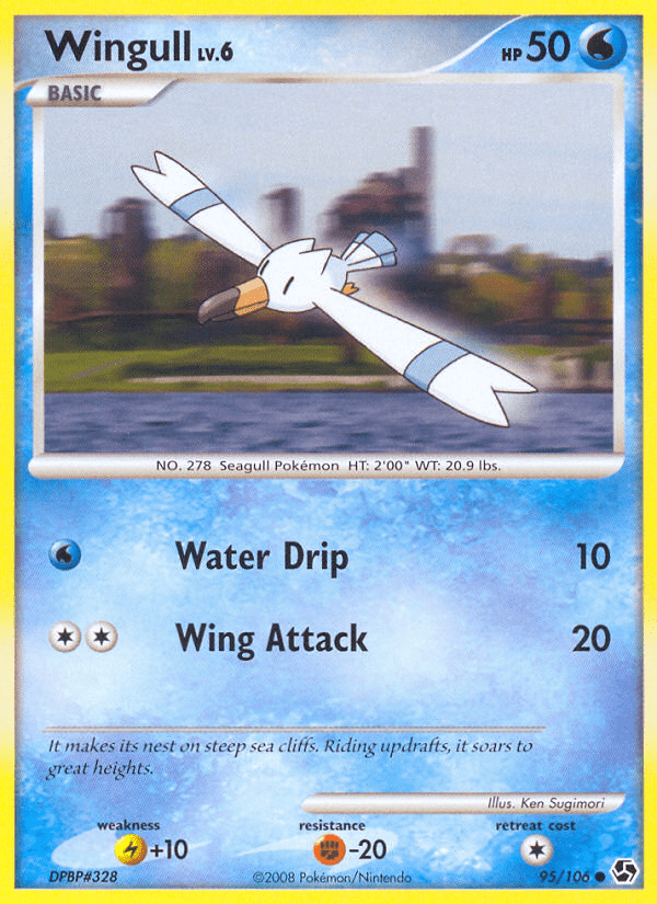 Wingull (95/106) [Diamond & Pearl: Great Encounters] Pokemon Single Pokémon  | Multizone: Comics And Games