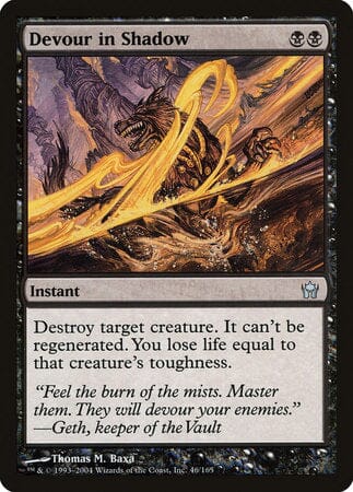Devour in Shadow [Fifth Dawn] MTG Single Magic: The Gathering  | Multizone: Comics And Games
