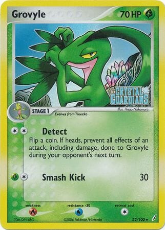 Grovyle (32/100) (Stamped) [EX: Crystal Guardians] Pokemon Single Pokémon  | Multizone: Comics And Games