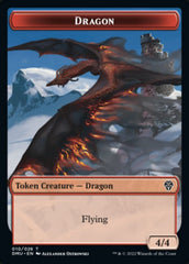 Saproling // Dragon Double-sided Token [Dominaria United Tokens] MTG Single Magic: The Gathering  | Multizone: Comics And Games