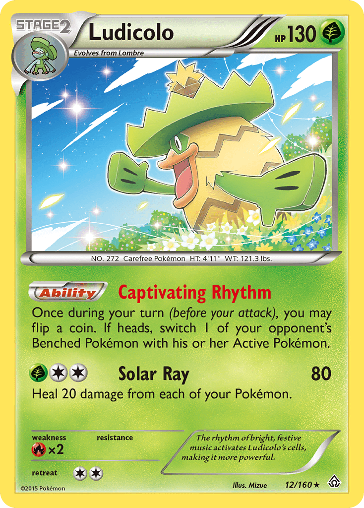 Ludicolo (12/160) [XY: Primal Clash] Pokemon Single Pokémon  | Multizone: Comics And Games