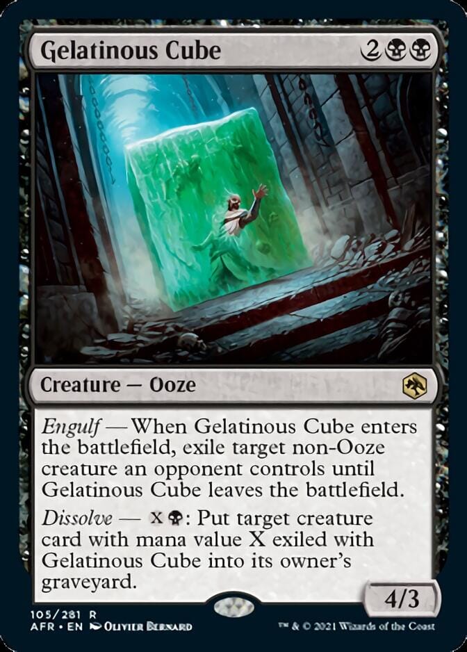 Gelatinous Cube [Dungeons & Dragons: Adventures in the Forgotten Realms] MTG Single Magic: The Gathering  | Multizone: Comics And Games