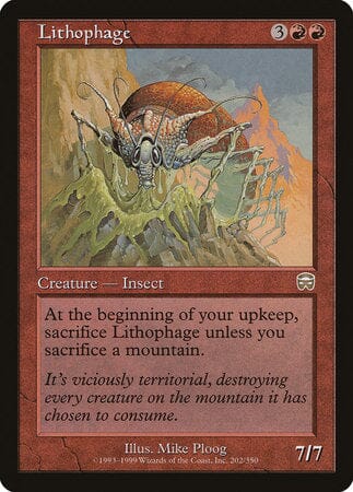 Lithophage [Mercadian Masques] MTG Single Magic: The Gathering  | Multizone: Comics And Games