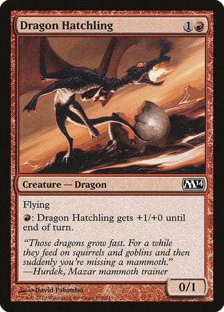 Dragon Hatchling [Magic 2014] MTG Single Magic: The Gathering  | Multizone: Comics And Games