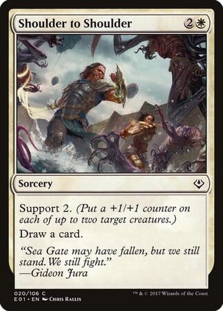 Shoulder to Shoulder [Archenemy: Nicol Bolas] MTG Single Magic: The Gathering  | Multizone: Comics And Games