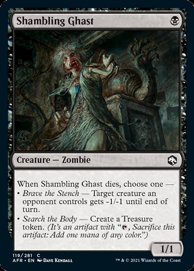 Shambling Ghast [Dungeons & Dragons: Adventures in the Forgotten Realms] MTG Single Magic: The Gathering  | Multizone: Comics And Games