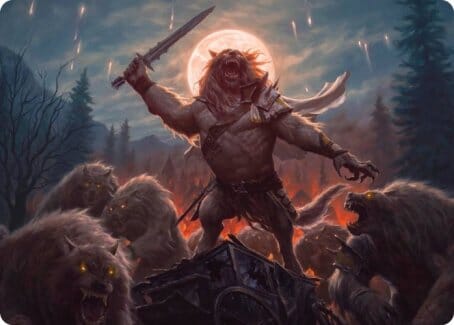 Tovolar, the Midnight Scourge 1 Art Card [Innistrad: Midnight Hunt Art Series] MTG Single Magic: The Gathering  | Multizone: Comics And Games