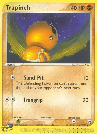Trapinch (82/100) [EX: Sandstorm] Pokemon Single Pokémon  | Multizone: Comics And Games