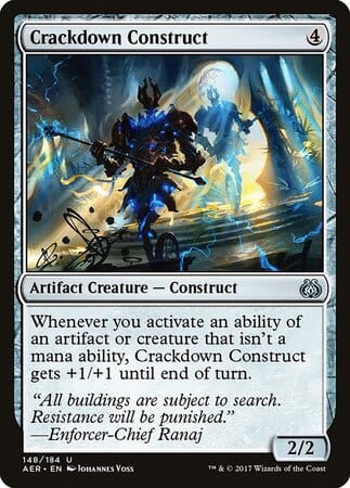 Crackdown Construct [Aether Revolt] MTG Single Magic: The Gathering  | Multizone: Comics And Games