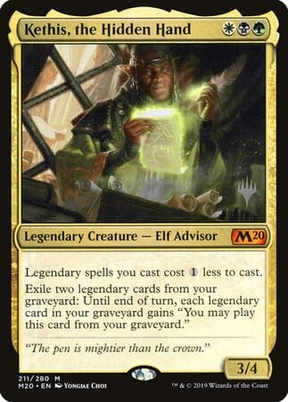 Kethis, the Hidden Hand [Core Set 2020 Promos] MTG Single Magic: The Gathering  | Multizone: Comics And Games