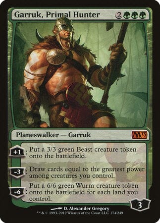 Garruk, Primal Hunter [Magic 2013] MTG Single Magic: The Gathering  | Multizone: Comics And Games