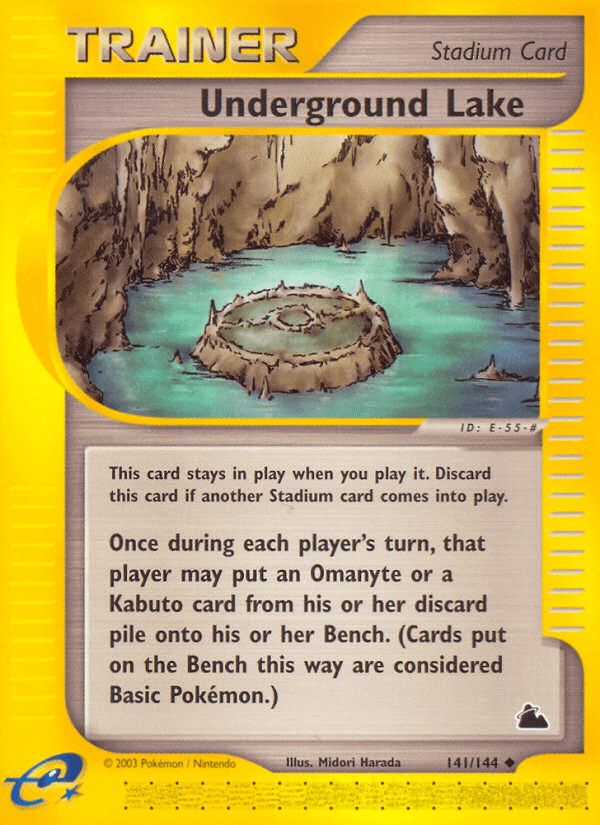 Underground Lake (141/144) [Skyridge] Pokemon Single Pokémon  | Multizone: Comics And Games