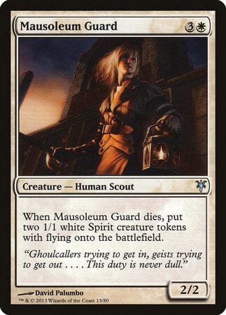 Mausoleum Guard [Duel Decks: Sorin vs. Tibalt] MTG Single Magic: The Gathering  | Multizone: Comics And Games