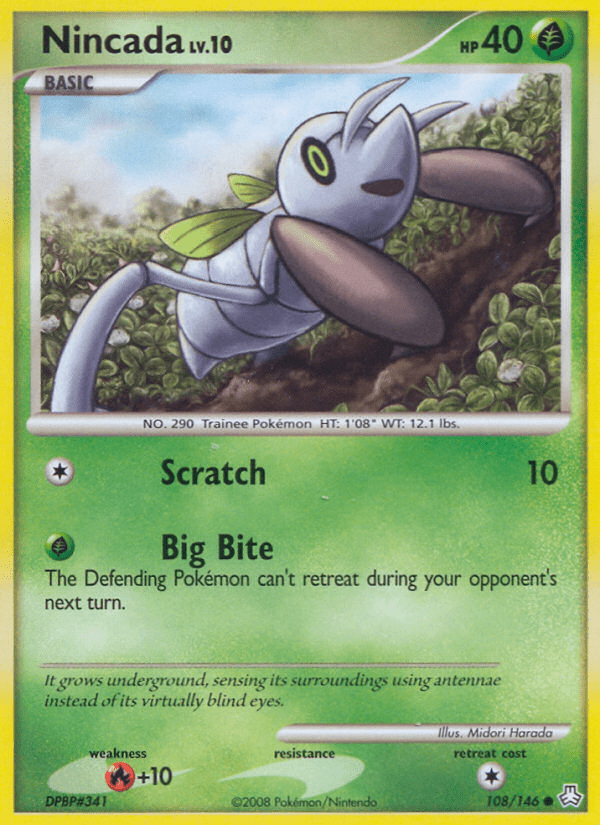 Nincada (108/146) [Diamond & Pearl: Legends Awakened] Pokemon Single Pokémon  | Multizone: Comics And Games