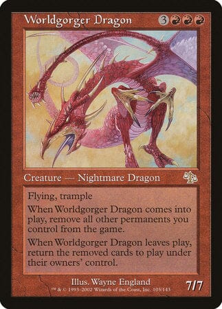 Worldgorger Dragon [Judgment] MTG Single Magic: The Gathering  | Multizone: Comics And Games