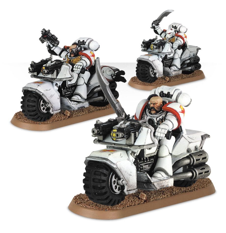 White Scars Bike Squad Upgrade Pack Miniatures|Figurines Games Workshop  | Multizone: Comics And Games