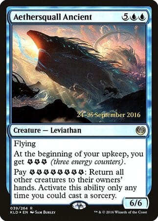 Aethersquall Ancient [Kaladesh Promos] MTG Single Magic: The Gathering  | Multizone: Comics And Games