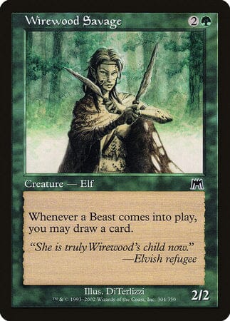 Wirewood Savage [Onslaught] MTG Single Magic: The Gathering  | Multizone: Comics And Games