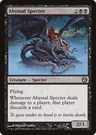 Abyssal Specter [Duels of the Planeswalkers] MTG Single Magic: The Gathering  | Multizone: Comics And Games