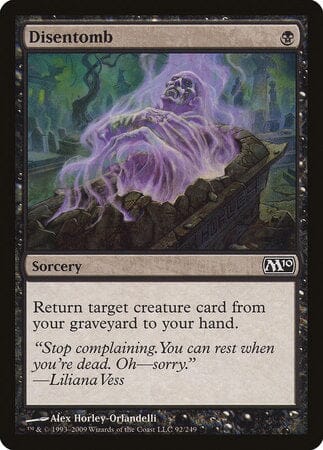 Disentomb [Magic 2010] MTG Single Magic: The Gathering  | Multizone: Comics And Games