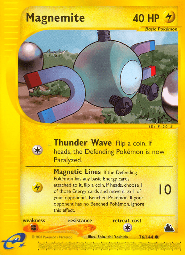 Magnemite (76/144) [Skyridge] Pokemon Single Pokémon  | Multizone: Comics And Games