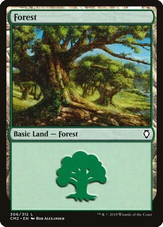 Forest (306) [Commander Anthology Volume II] MTG Single Magic: The Gathering  | Multizone: Comics And Games