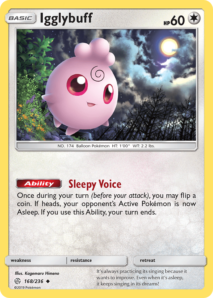 Igglybuff (168/236) [Sun & Moon: Cosmic Eclipse] Pokemon Single Pokémon  | Multizone: Comics And Games